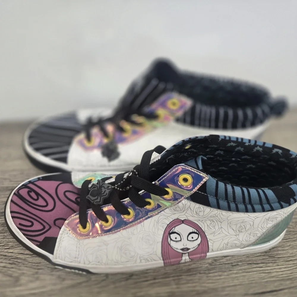 Disney The Nightmare Before Christmas Women's Sneakers Mid Top Shoes Size 11‎ US